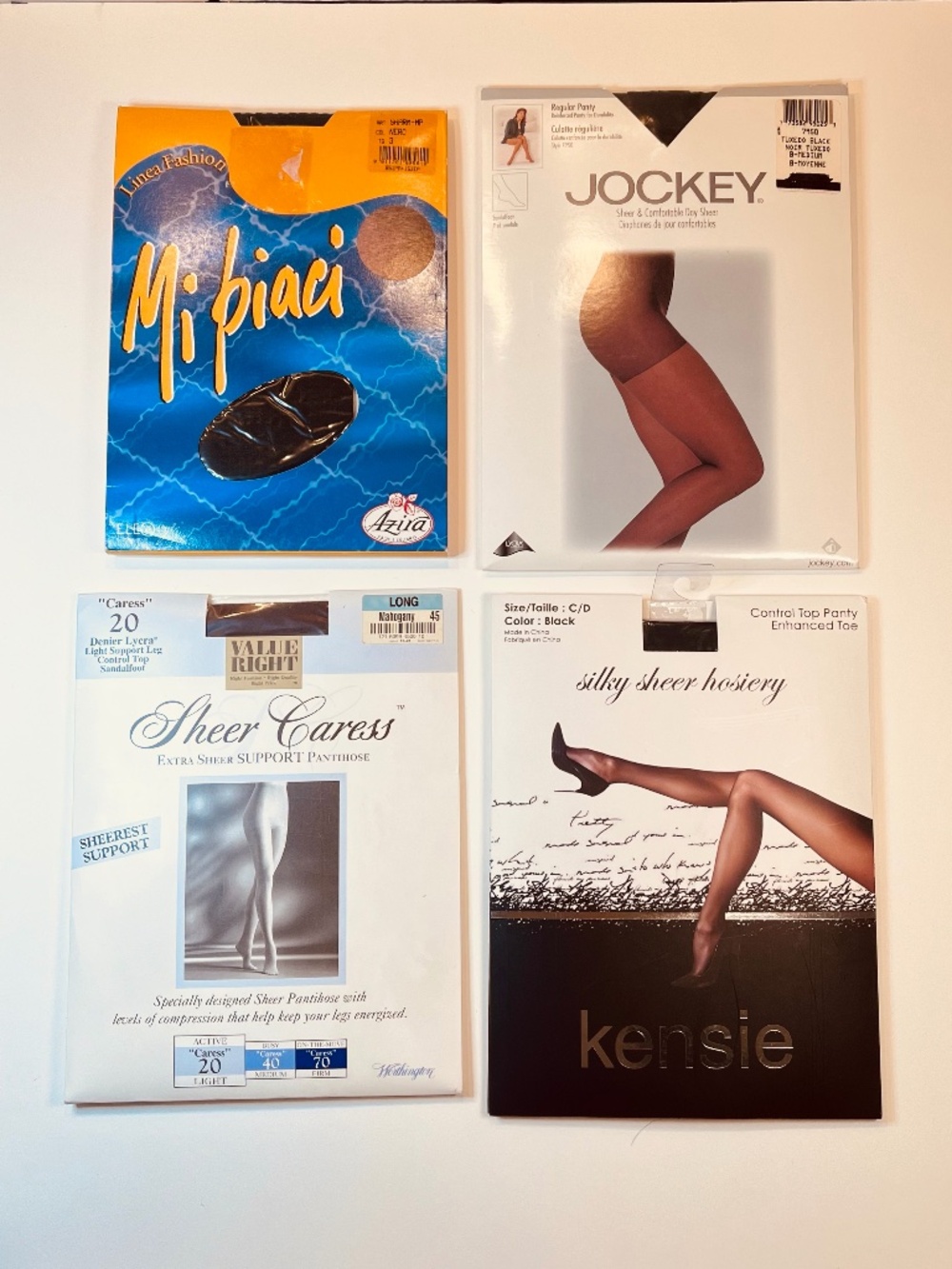 Lot of NWT Dark Coloured Nylons Including Sheertex – Many Made in Italy